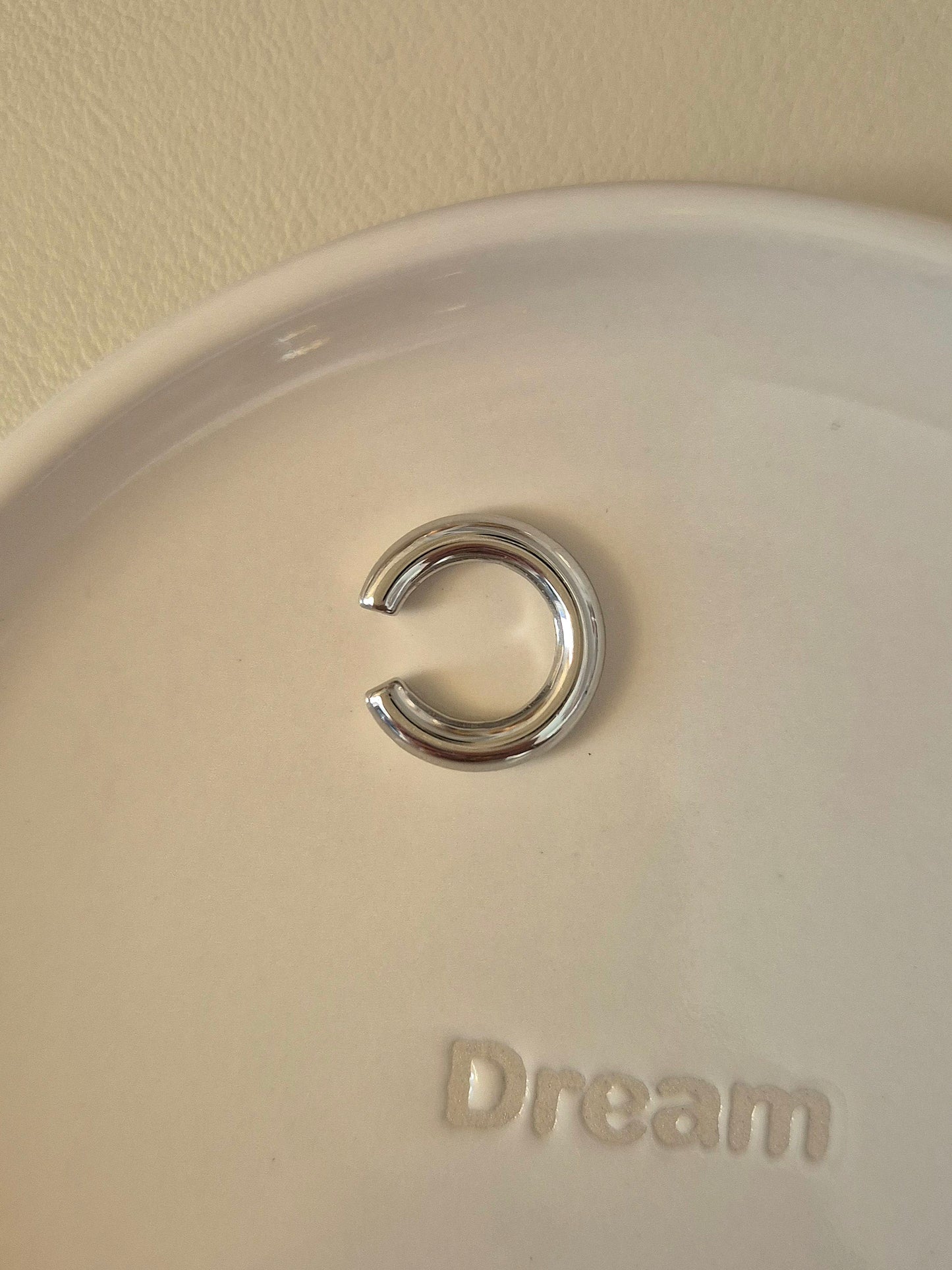 Bague d’oreille Alvina argentée