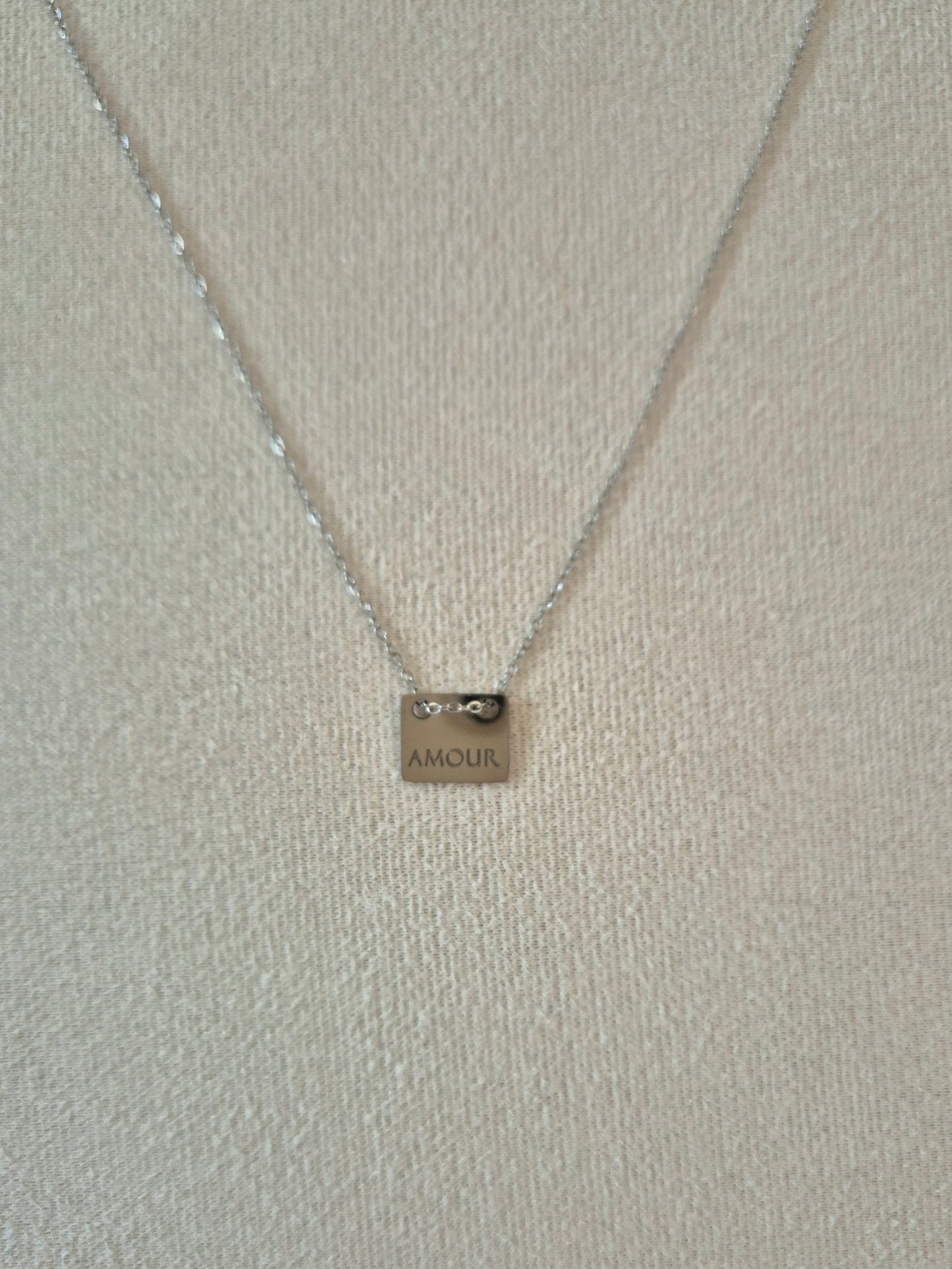 Collier Alexa argenté