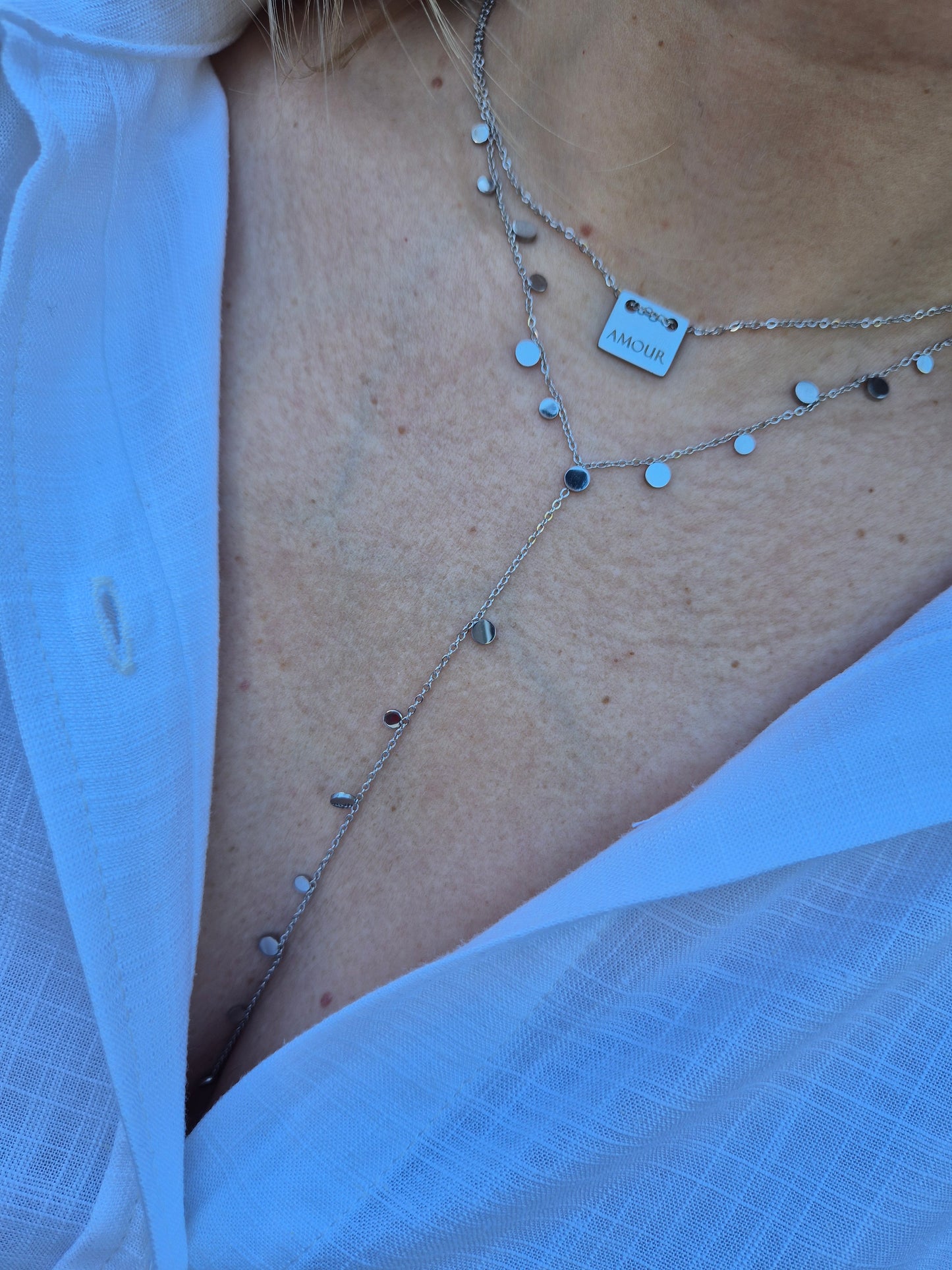 Collier Alexa argenté