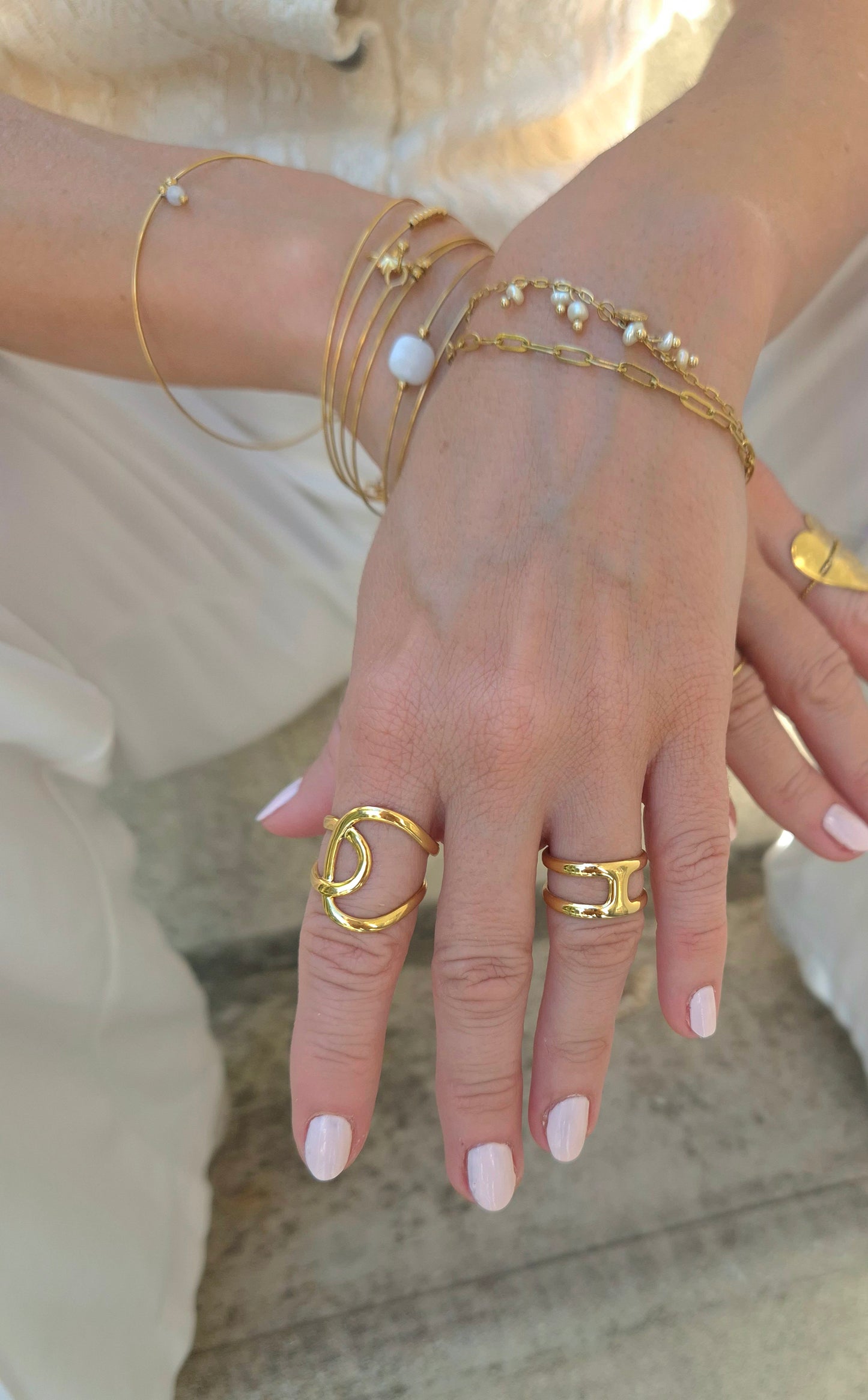 Bague Lena dorée