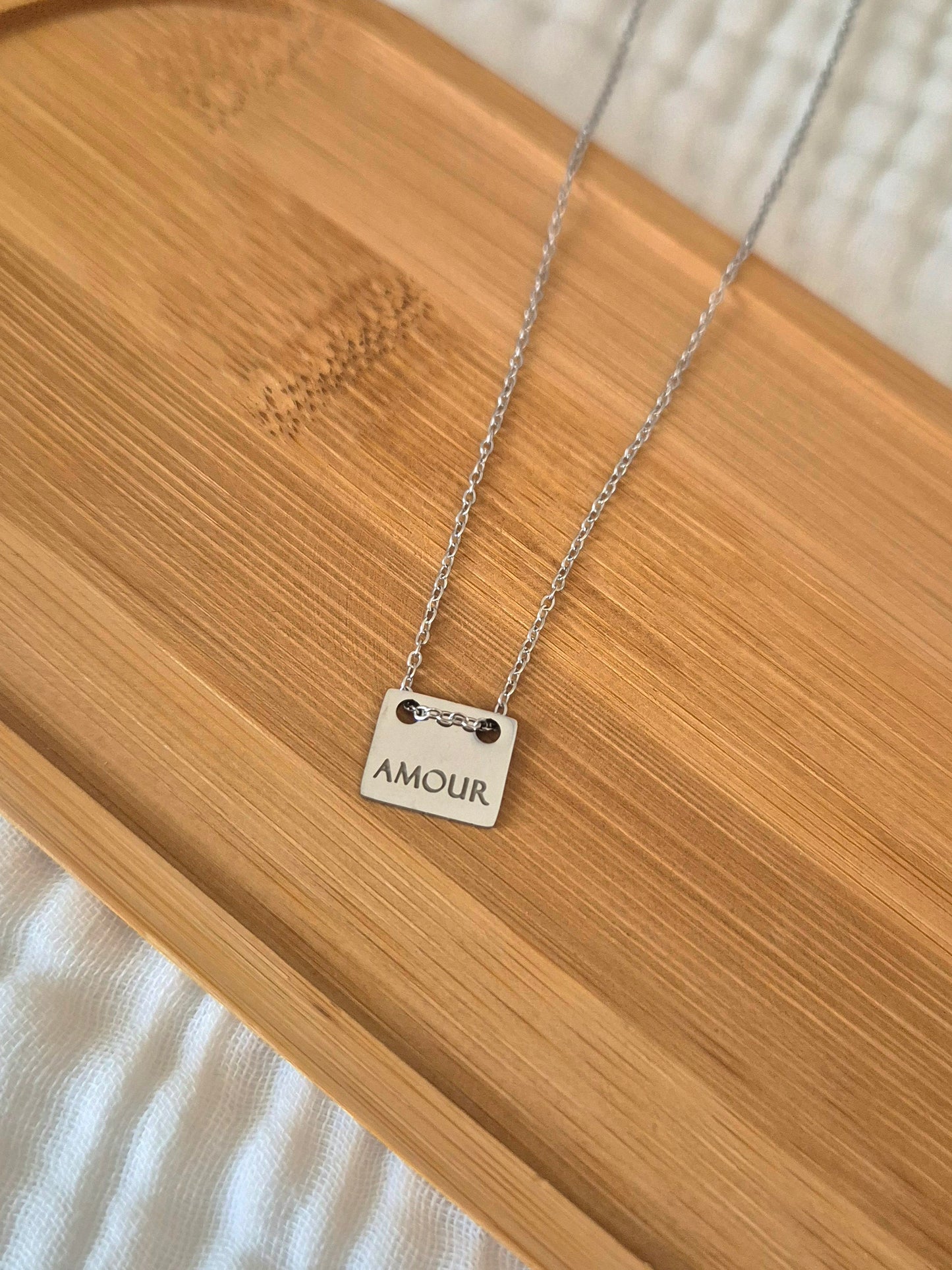 Collier Alexa argenté