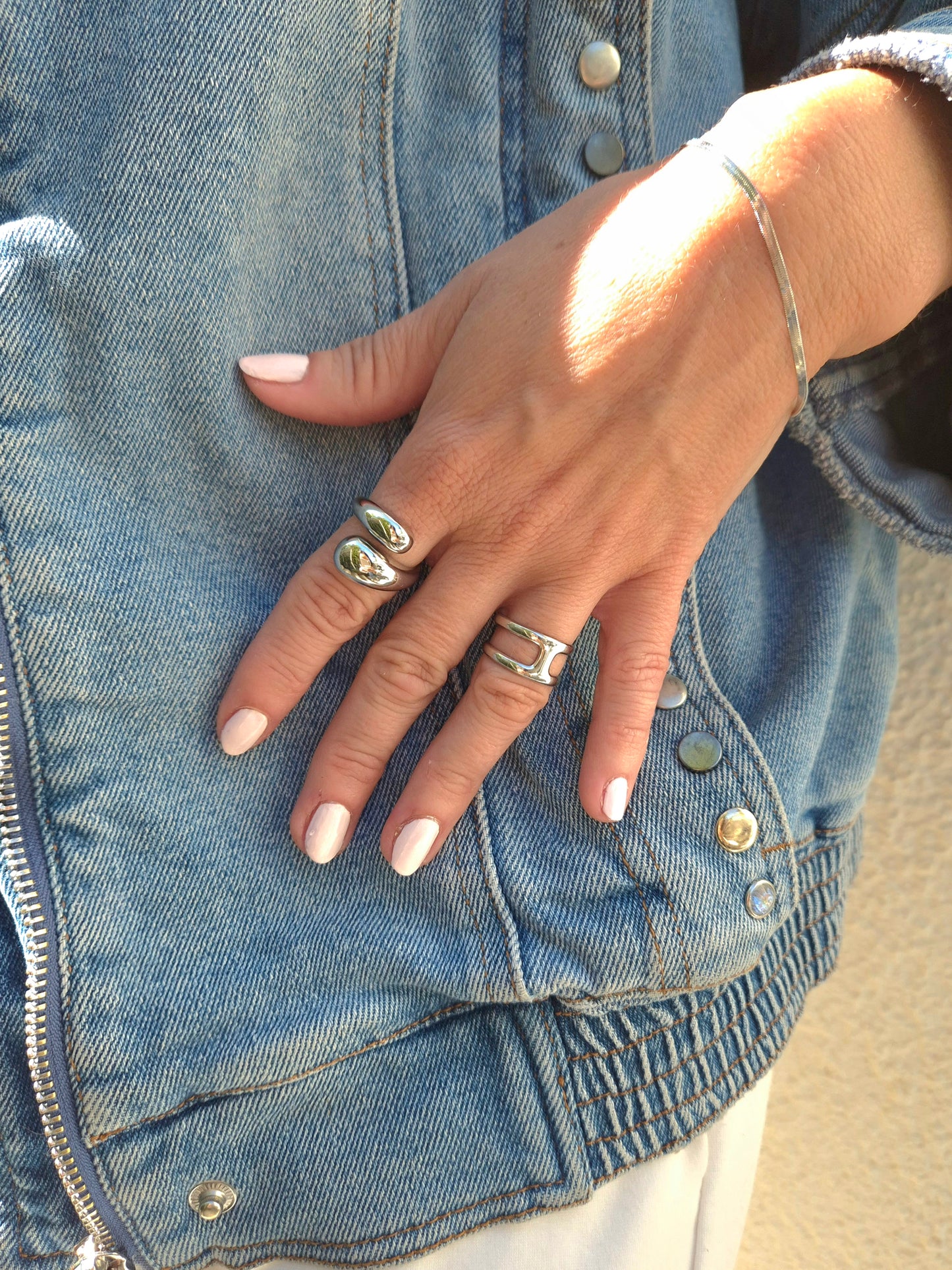 Bague Jenna argentée