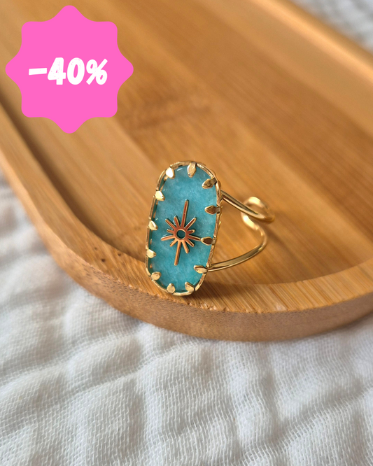 Bague Solea bleue